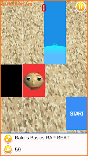 Baldi's Basics in Piano Tiles screenshot