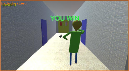 Baldi’s Basics vs Bat scholar screenshot