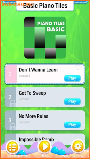 Balds Basic Piano Tiles screenshot