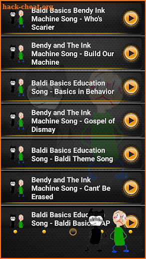 Baldy Bendy Ink Song Ringtones screenshot