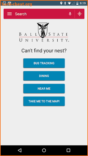 Ball State University Map screenshot