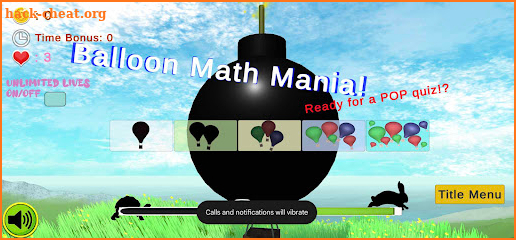 Balloon Math Mania screenshot