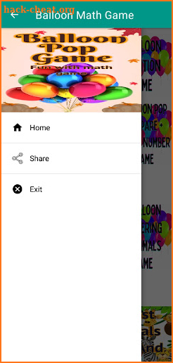 Balloon Pop Supper Maths Game screenshot