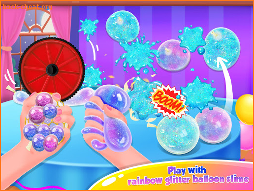 Balloon Slime - Rainbow Glitter Slime screenshot