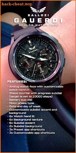 BALLOZI Gauerdi Watch Face screenshot