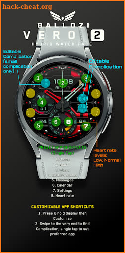 BALLOZI VERO 2 Watch Face screenshot