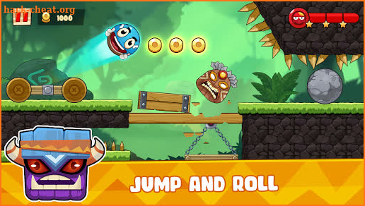 Ball's Journey 6 - Red Bounce Ball Heroes screenshot