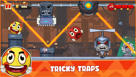 Ball's Journey 6 - Red Bounce Ball Heroes screenshot