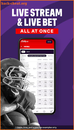 Bally Bet Sportsbook screenshot