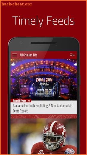 Bama Hammer: Crimson Tide News screenshot