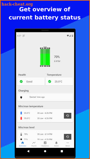 Bamowi - Battery Temperature Alert screenshot