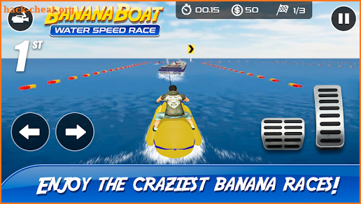 Banana Boat Water Speed Race screenshot