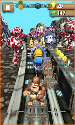 Banana rush  3D: Subway banana 3D screenshot