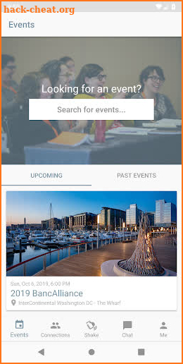 BancAlliance Events screenshot