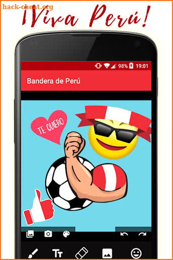 Bandera de Perú screenshot