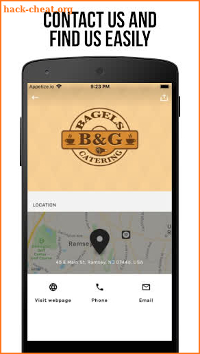 B&G Bagels Deli & Catering screenshot