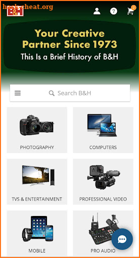 B&H Photo Video screenshot