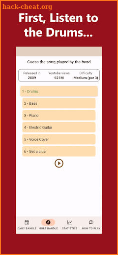 Bandle - Guess the song screenshot