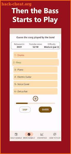 Bandle - Guess the song screenshot