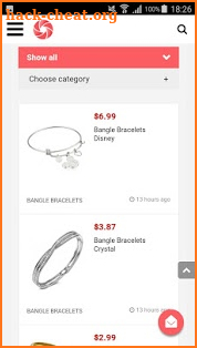 Bangle Jewelry Shopping App screenshot