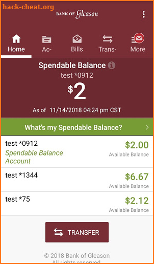 Bank of Gleason Mobile screenshot