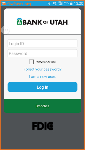 Bank of Utah Mobile Banking screenshot