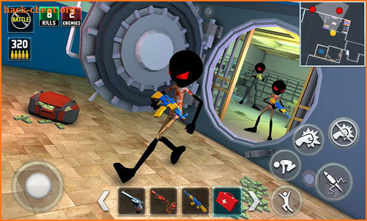 Bank Robbery Royale - Battle Simulator screenshot