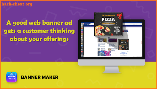 Banner Maker, Web Banner Ads, Roll Up Banners screenshot