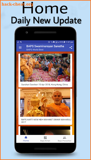 Baps Katha, Kirtan, Aarti, Live Guruhari Darshan screenshot