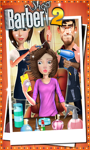 Barber Shop Hair Salon Beard Hair Cutting Games 2 screenshot