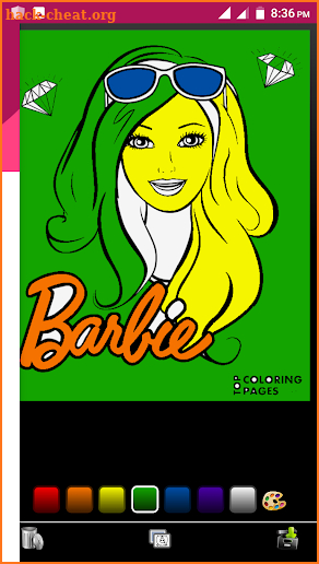 BARBIE DOLL COLORING screenshot