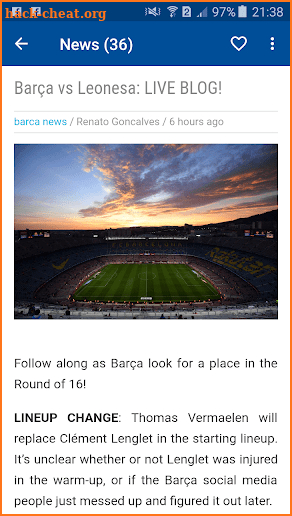 Barcelona News - Daily Barca News screenshot