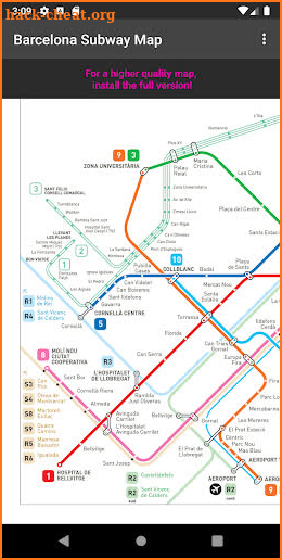 Barcelona Subway Map screenshot