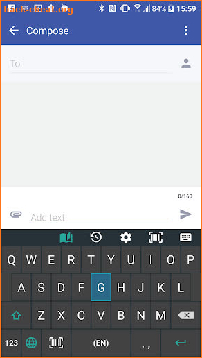 Barcode & QR code Keyboard PRO screenshot