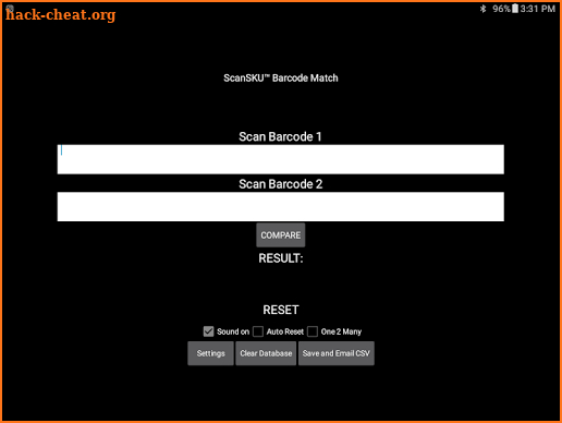 Barcode Match & Comparison Checker Lite screenshot