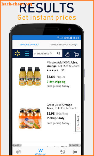 Barcode Reader for Walmart - QR Scanner screenshot