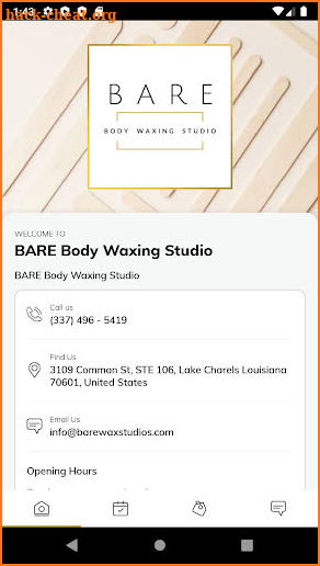 BARE Body Waxing Studio screenshot