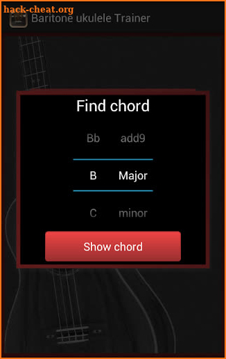 Baritone Ukulele Chords screenshot