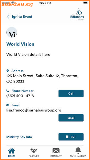 Barnabas Group screenshot