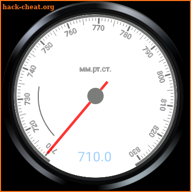 Barometer + pressure tracker screenshot