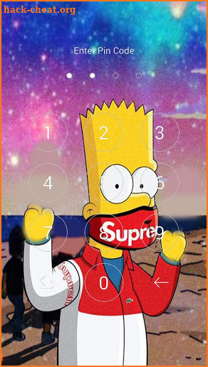 bart supreme lock screen screenshot