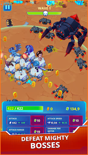 Base Astro Defense: Idle TD screenshot