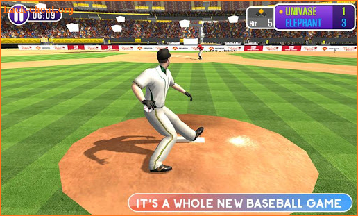 Baseball Battle - flick home run baseball game screenshot