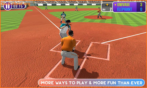 Baseball Battle - flick home run baseball game screenshot