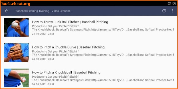 Baseball Pitching Training screenshot