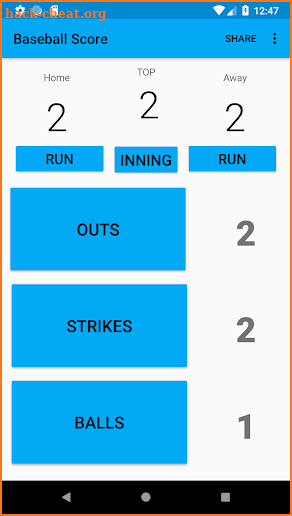 Baseball Score Plus screenshot