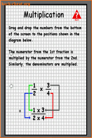 Basic Fractions - Maths screenshot