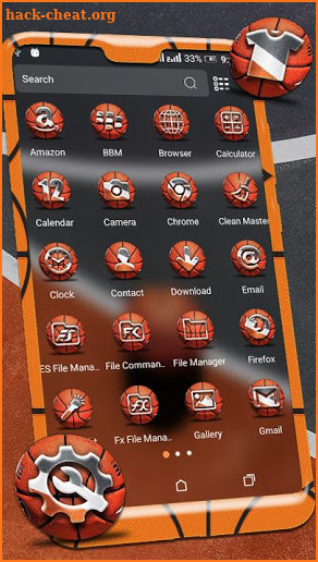 Basket Ball Launcher Theme screenshot