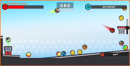 Basket Hoops 2D Pro screenshot