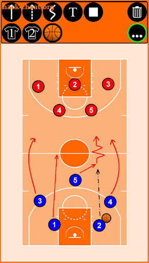 Basketball playbook screenshot